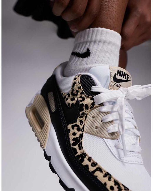 Nike Black Air Max 90 Trainers