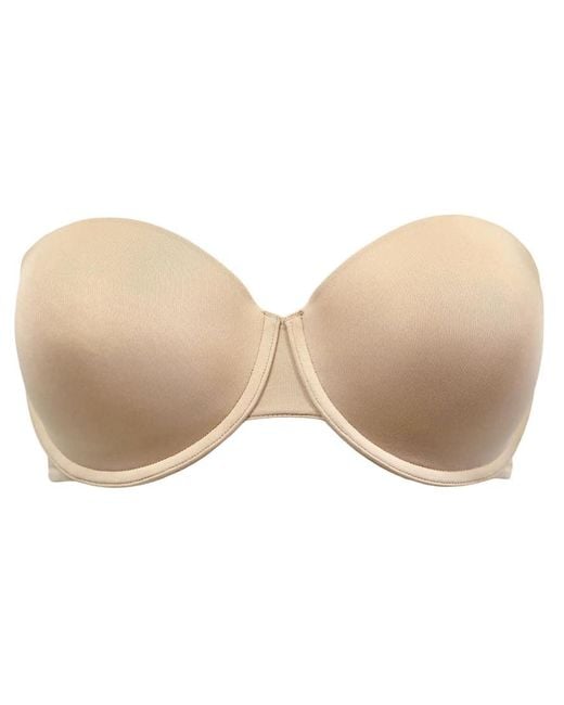 Pour Moi Brown Definitions Push Up Strapless Bra
