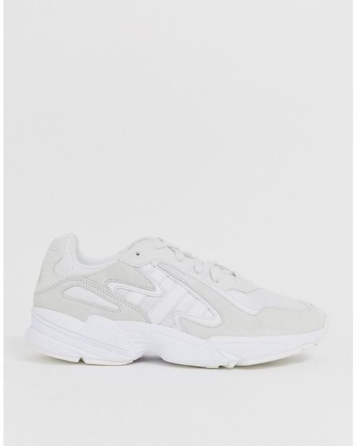 Adidas Originals Leather Yung 96 Chasm Triple White For Men Lyst