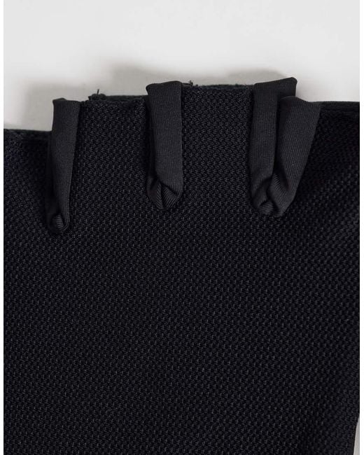 4505 Blue Active Fingerless Training Gloves for men