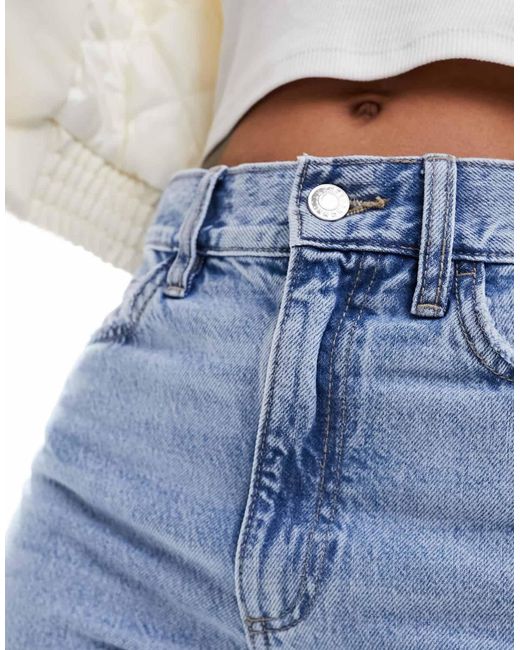 Matilda - jean droit - clair Mango en coloris Blue