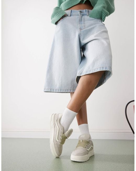 Hylane - baskets chunky en daim - fauve clair Vans en coloris Gray