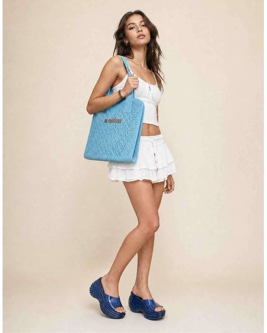 Melissa Blue Harper Tote Bag
