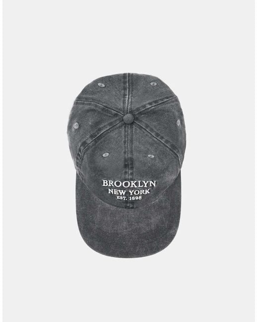 Pull&Bear Black Brooklyn Cap