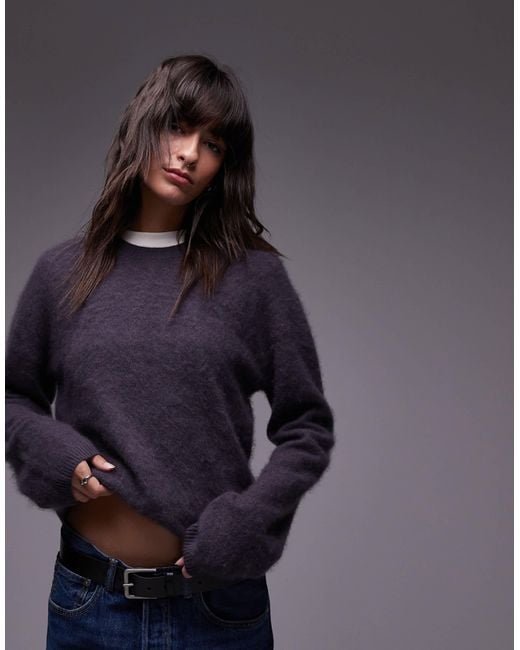 Pull ras ARKET en coloris Blue