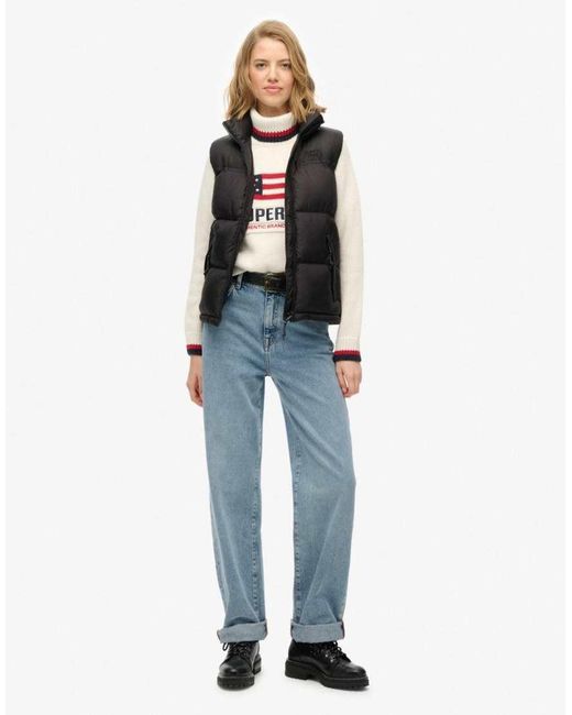 Superdry Black Tech Padded Gilet