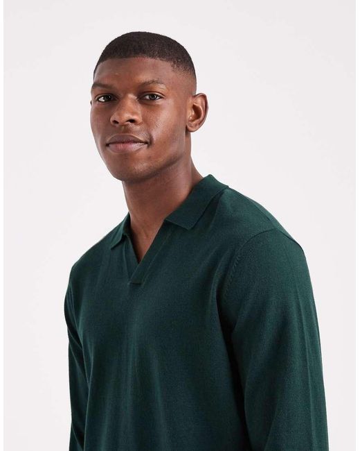 Polo Basic di ASOS in Green da Uomo
