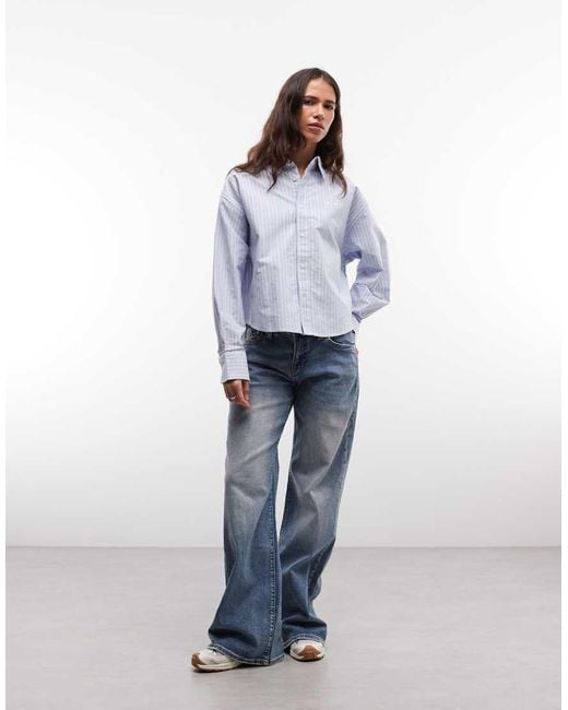 Carhartt Blue Gowan Long Sleeve Shirt