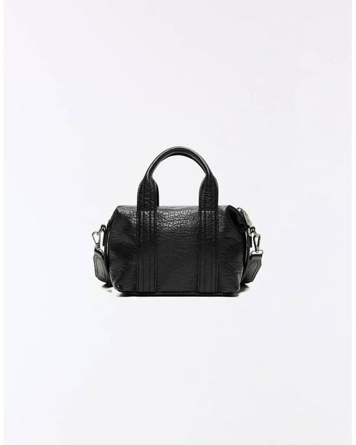Bershka Black Bowling Crossbody Bag for men