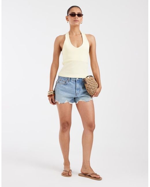 JJXX White Halter Neck Top