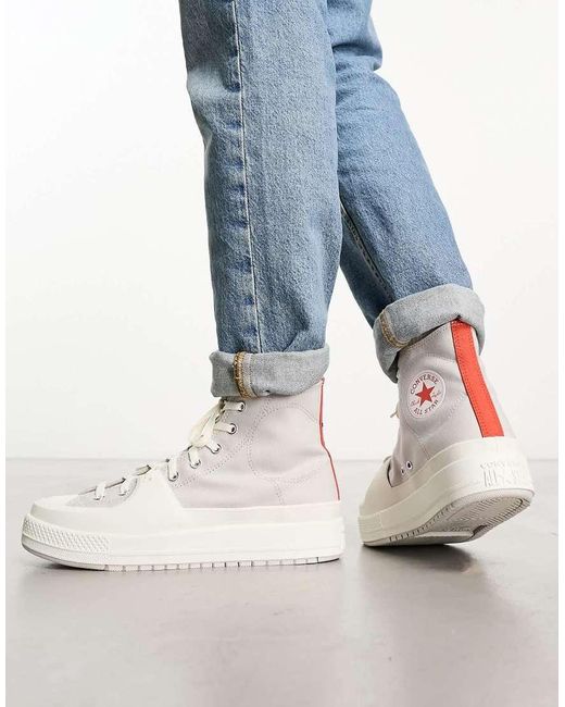 Converse Blue Ctas Hi Construct Trainers