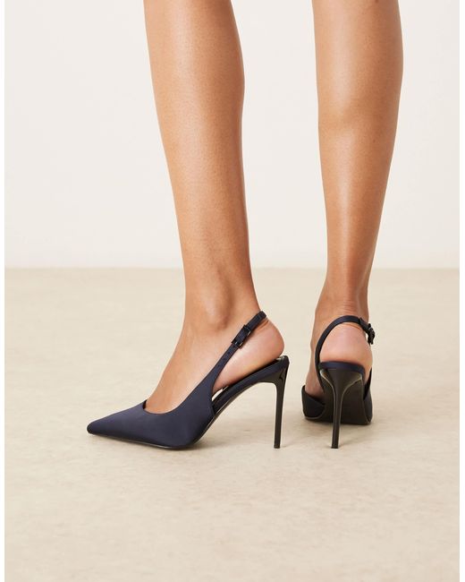 ASOS Blue – polar d'orsay – slingback-schuhe