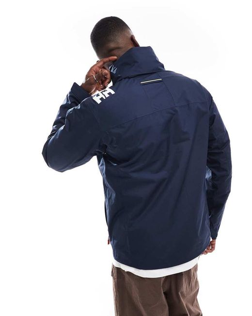 Helly Hansen Blue Crew Hooded Midlayer Sailing Jacket 2.1 for men