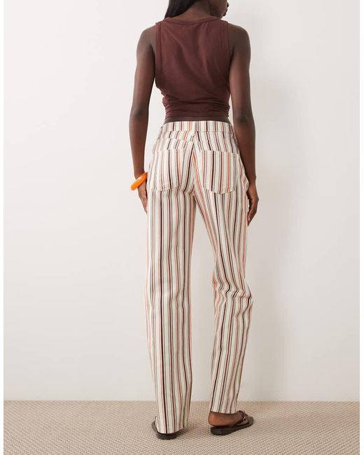 ASOS Natural Asos Deisgn Straight Jeans