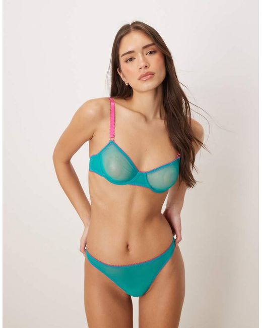 Dora Larsen Green Jean Underwired Bra