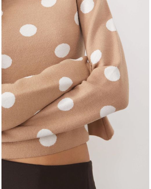 ASOS Natural – feinstrick-pullover