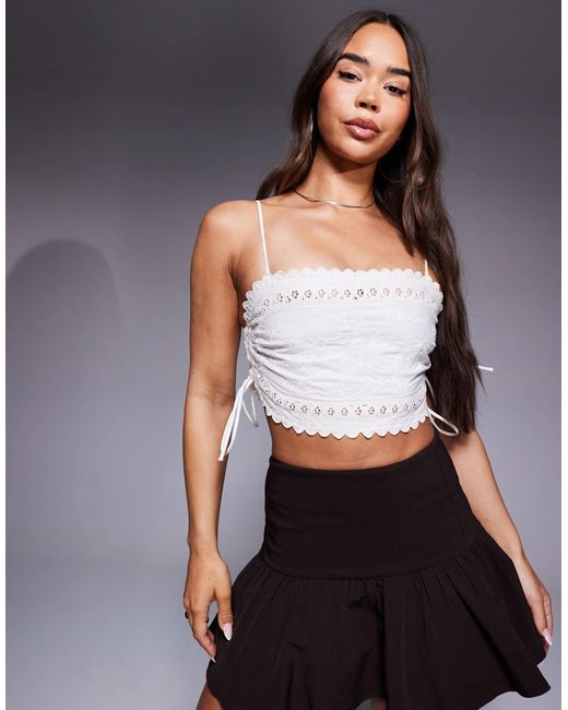 River Island Gray – verziertes camisole