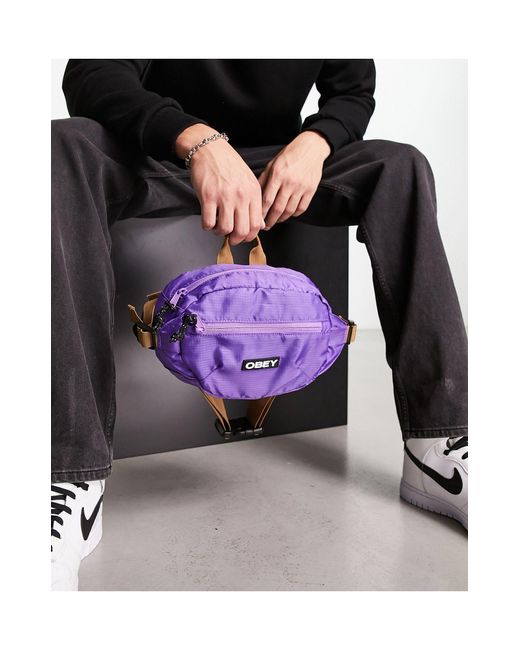 Obey Commuter - Heuptasje in het Purple voor heren