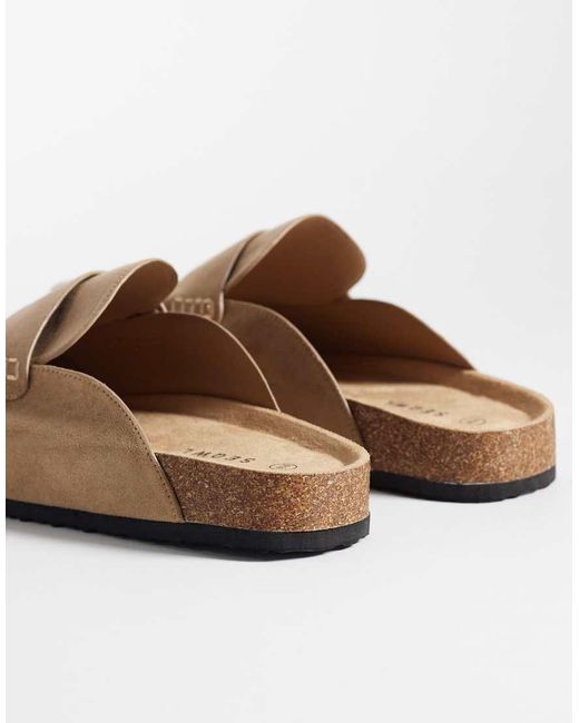 SEQWL White Soda Slip-on Loafer-style Mules