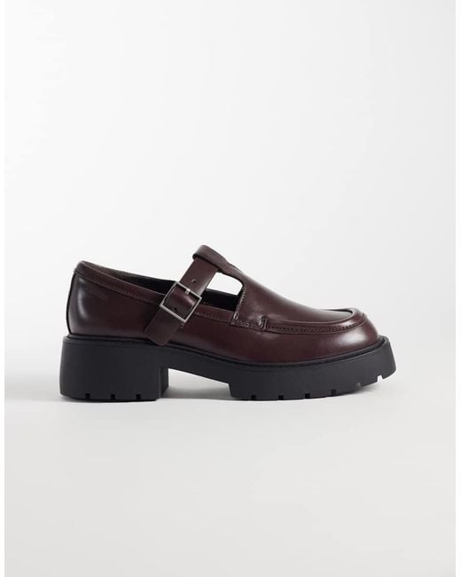 Calvin Klein Brown Chunky Leather Loafers