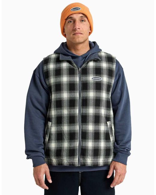 Billabong Blue Mogul Puffer Revo Jackets for men