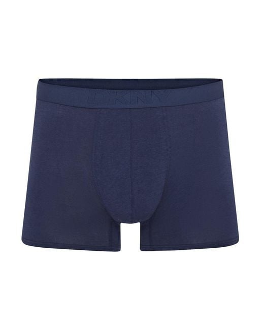 DKNY Blue 3 Pack Dutton Modal Trunks for men