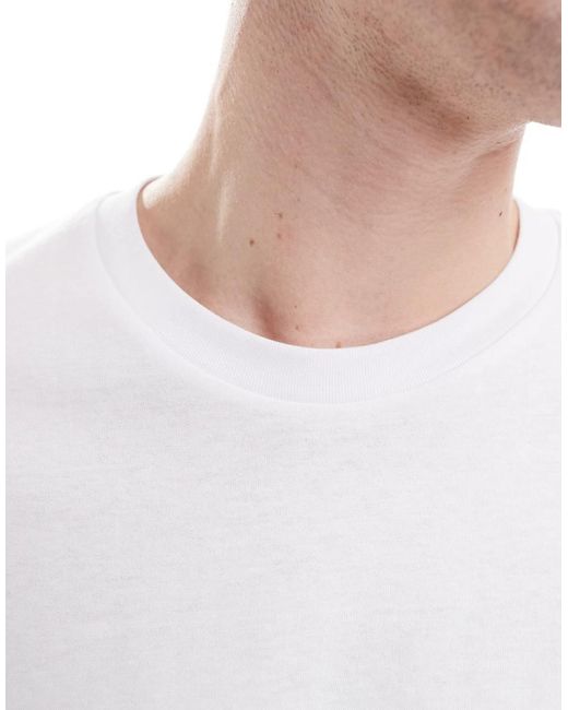 Pack De 3 Camisetas Blancas Y Negras Extragrandes De Jack & Jones de hombre de color Black