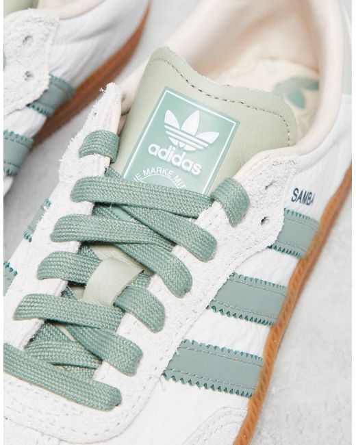 Adidas Originals White – samba – sneaker