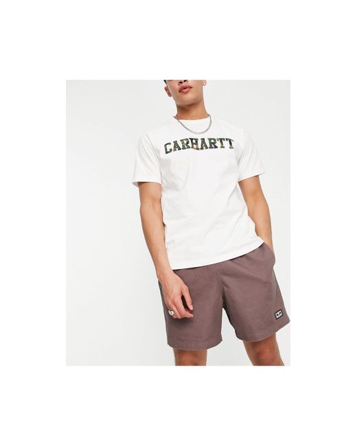 Obey Easy Twill Shorts in Pink for Men 