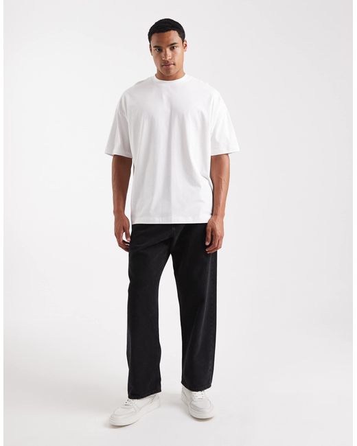 T-shirt oversize à imprimé souvenir ASOS pour homme en coloris White