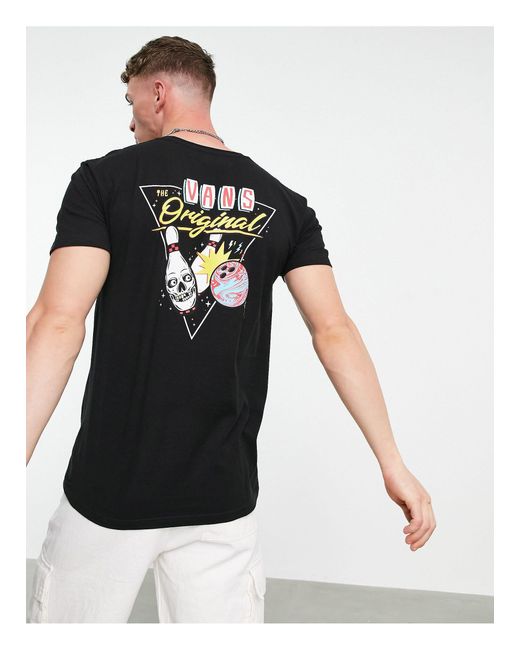 Vans Black Lucky Spare Back Print T-shirt for men