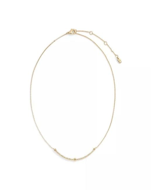 Lauren Ralph Lauren Jewellery White Lauren By Ralph Lauren Jewellery Tone Pavé Frontal Necklace