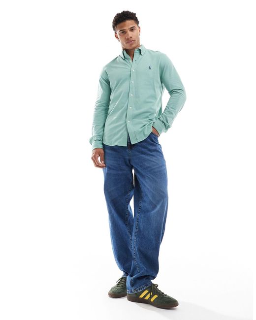 Polo Ralph Lauren – pikee-hemd in Blue für Herren