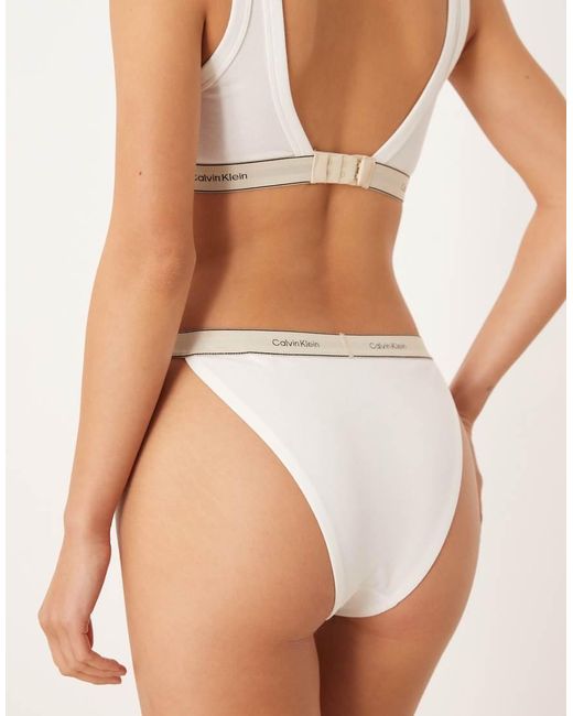 Calvin Klein Natural Heritage Cotton Tanga Brief