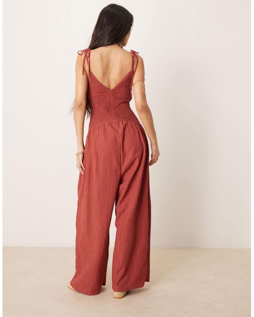 ASOS Pink – polyester-jumpsuit
