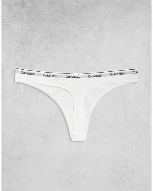 Calvin Klein White Icon Logo 5 Pack Bikini Briefs