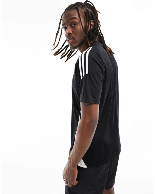 Adidas Originals Black Adidas Football Tiro 24 T-shirt