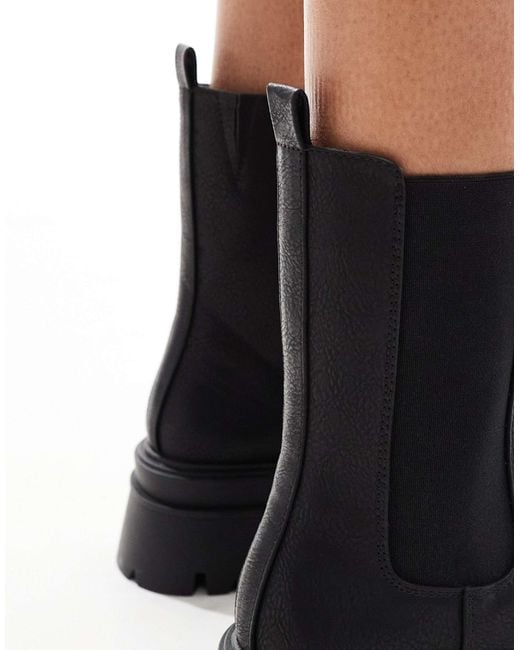 Schuh Black Addilyn Chunky Ankle Boots