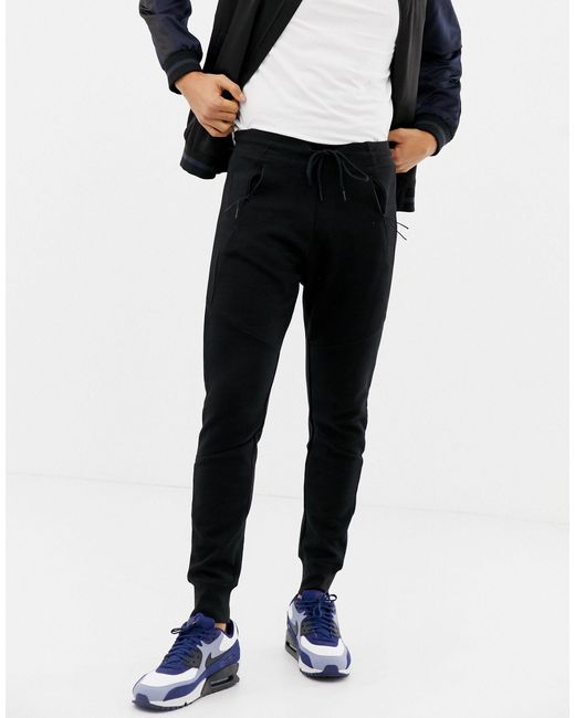 Pull\u0026Bear Denim Skinny joggers in Black 