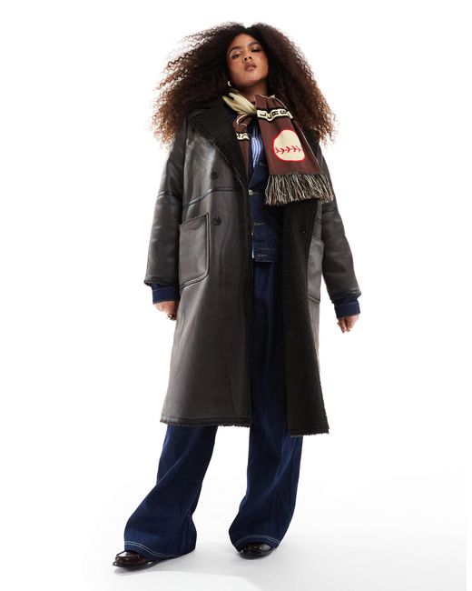 ASOS Natural Asos design curve – longline-jacke
