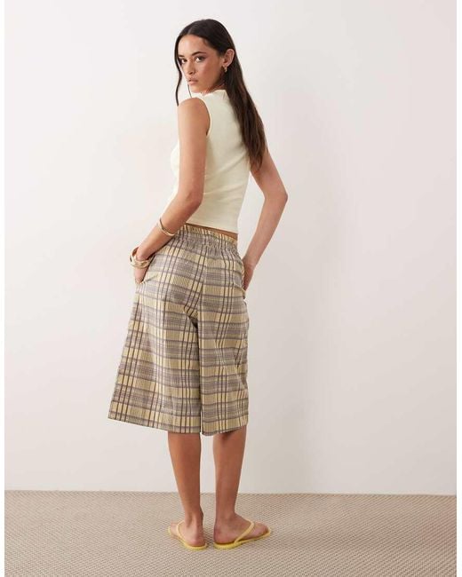 ASOS Natural Longline Shorts