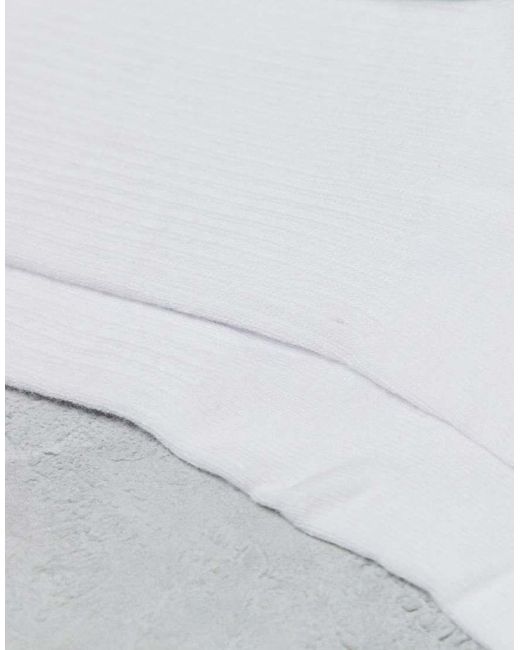 OOSC White Crew Sock for men