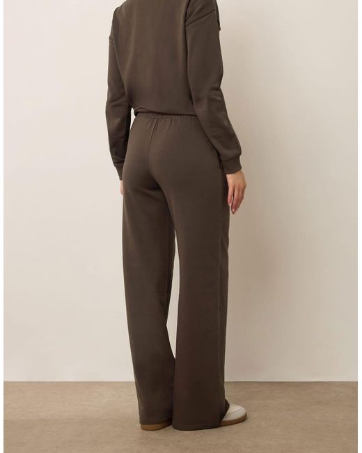Long Tall Sally Brown Wide Leg Joggers