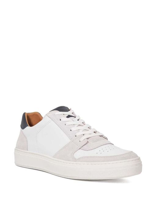 Dune White Tawly Trainers for men