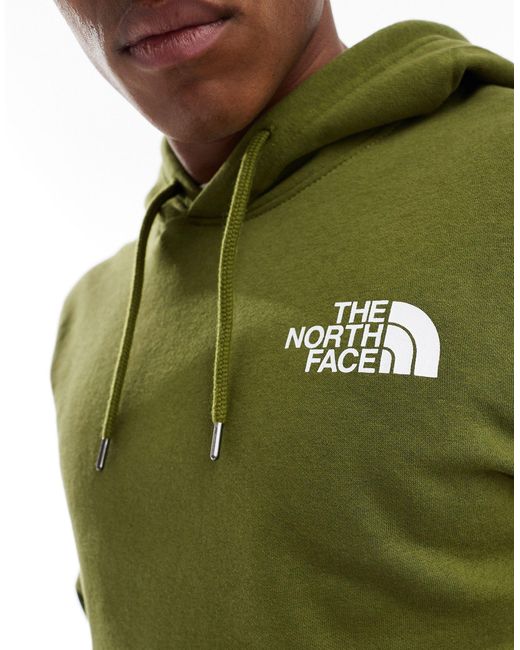 The North Face Green Box Nse Hoodie for men