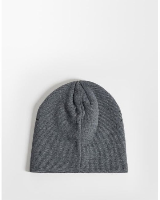 Faded Store Black Gothic Skull Beanie for men