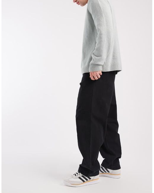 Jack & Jones White Barrel Fit Chino Trousers for men