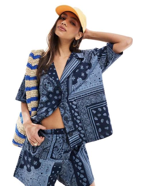 Camicia stile bandana outlet