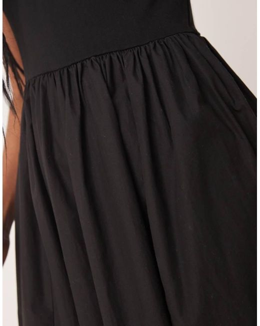 Nobody's Child Black Bardot Midi Dress