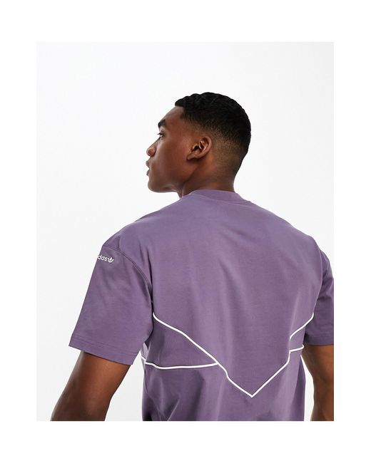 Adidas Originals Next - T-shirt Met Logo Op in het Purple voor heren